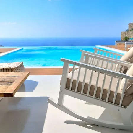 Outstanding Mykonos 6 Bedrooms Agamemnon Sauna Jacuzzi Panoramic Sea Views *