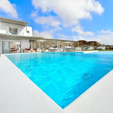 Outstanding Mykonos 6 Bedrooms Agamemnon Sauna Jacuzzi Panoramic Sea Views Elia (Mykonos)