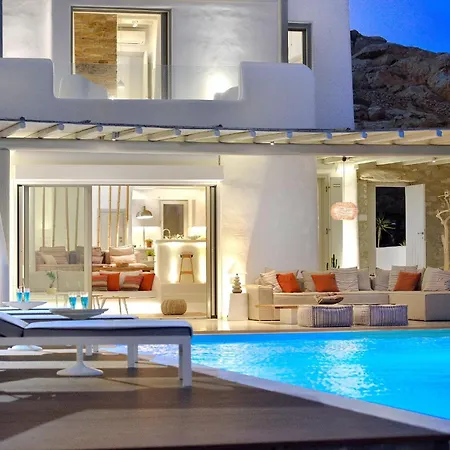 Outstanding Mykonos 6 Bedrooms Agamemnon Sauna Jacuzzi Panoramic Sea Views Villa *