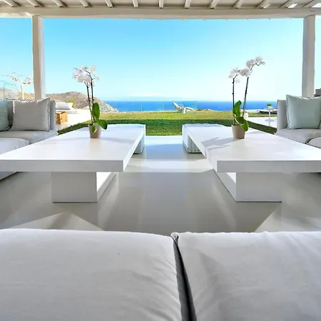 Outstanding Mykonos 6 Bedrooms Agamemnon Sauna Jacuzzi Panoramic Sea Views Villa Elia (Mykonos)