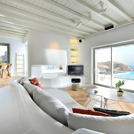 Outstanding Mykonos 6 Bedrooms Agamemnon Sauna Jacuzzi Panoramic Sea Views *