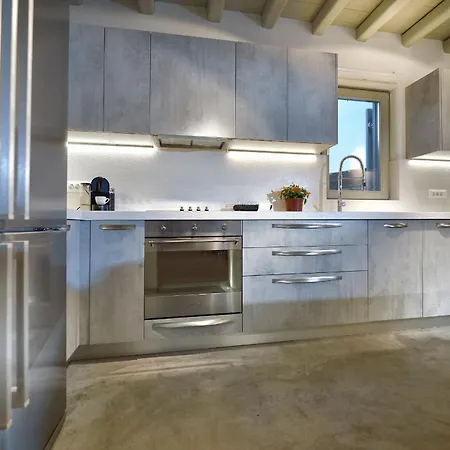 Villa Outstanding Mykonos 6 Bedrooms Agamemnon Sauna Jacuzzi Panoramic Sea Views Elia (Mykonos)