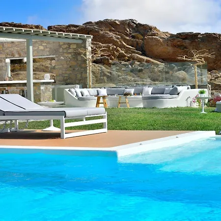 Outstanding Mykonos 6 Bedrooms Agamemnon Sauna Jacuzzi Panoramic Sea Views Villa *