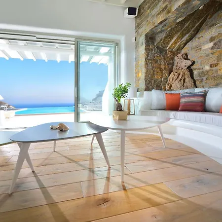 Outstanding Mykonos 6 Bedrooms Agamemnon Sauna Jacuzzi Panoramic Sea Views
